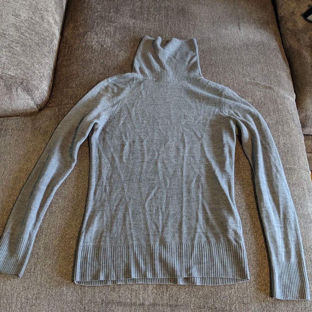 Gray Turtleneck